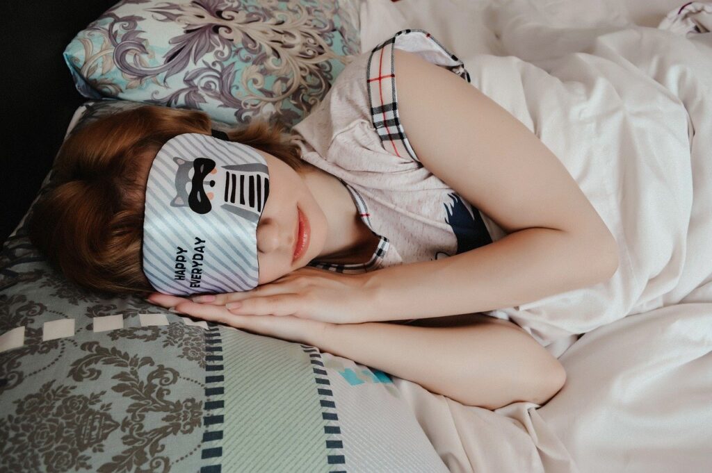 masque de nuit yeux