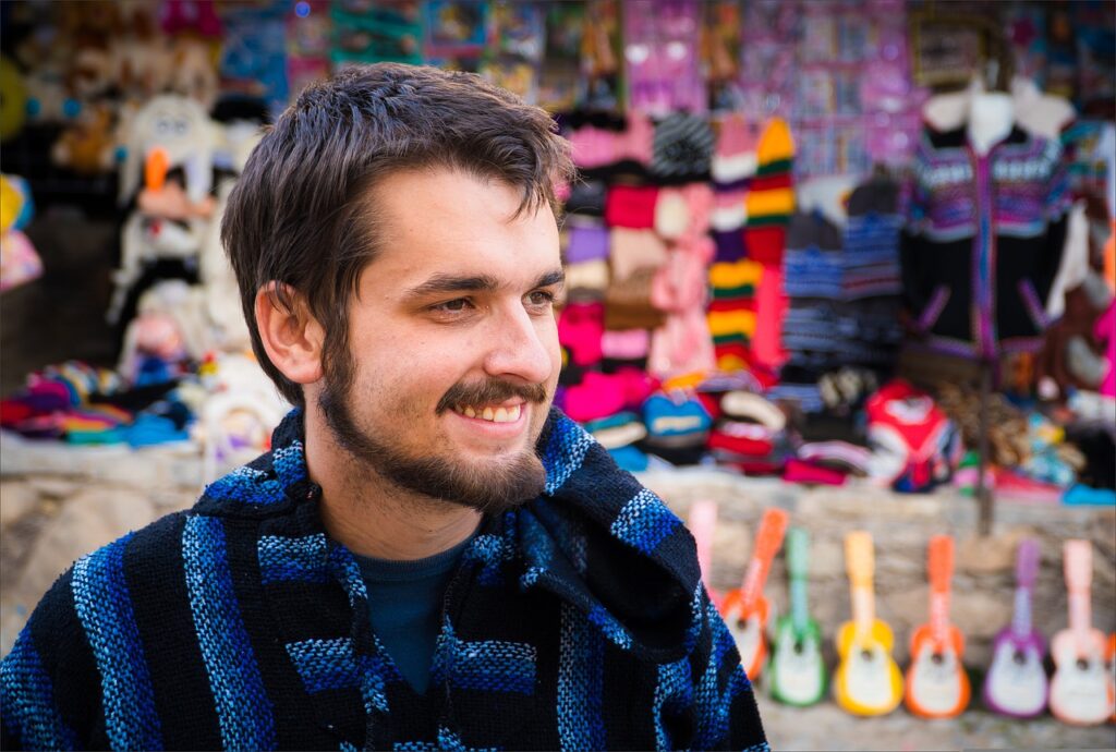 Poncho homme